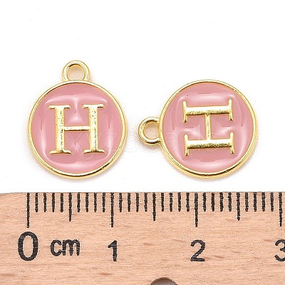 Golden Plated Alloy Enamel Charms LS-ENAM-S118-07H-1