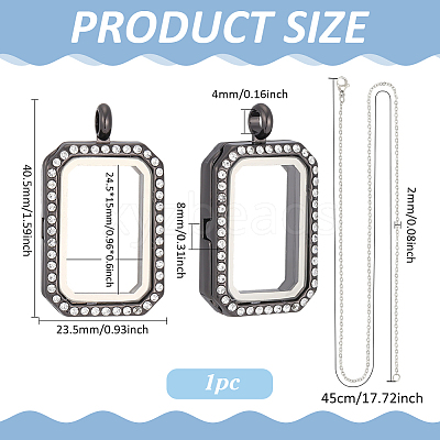 DIY Pendant Necklaces DIY-ME0003-04-1