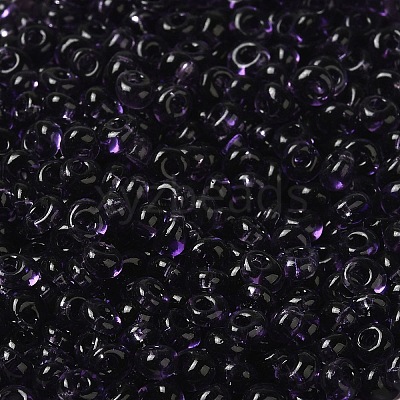 Transparent Colours Glass Seed Beads SEED-P006-02A-12-1