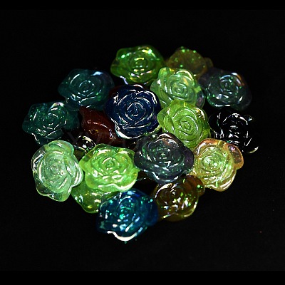 Luminous Transparent Acrylic Beads MACR-C043-03-1
