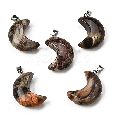 Natural Mixed Gemstone Pendants G-F820-02-1