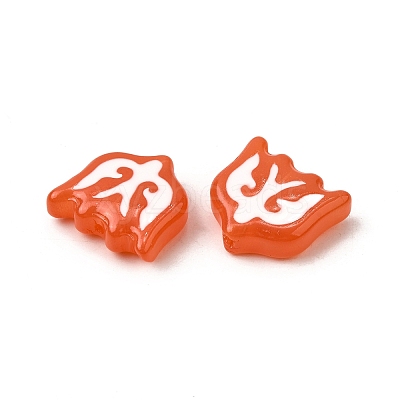 Baking Paint Glass Enamel Beads LAMP-S079-13A-1