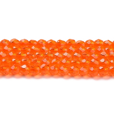 Transparent Glass Beads Strands LS-GLAA-H021-04-26-1
