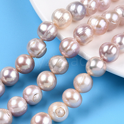 Natural Cultured Freshwater Pearl Beads Strands PEAR-N013-10B-1