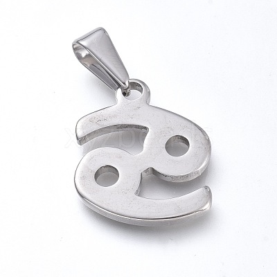Non-Tarnish 304 Stainless Steel Pendants STAS-L210-06H-P-01-1