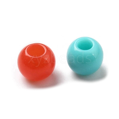Acrylic Beads X-OACR-R261-08-1
