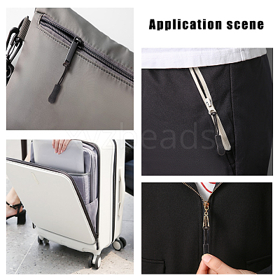Plastic Zipper Pull Charms FIND-PH0015-73-1