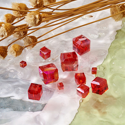 Electroplate Glass Beads Strands EGLA-TA0001-06-1