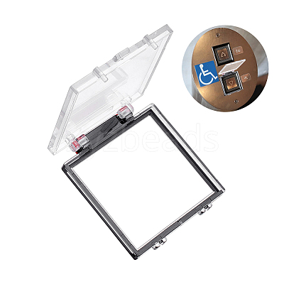 Plastic Elevator Power Button Cover AJEW-WH0348-353A-1