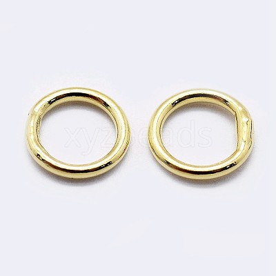 925 Sterling Silver Soldered Closed Jump Rings STER-F036-03G-1x4-1