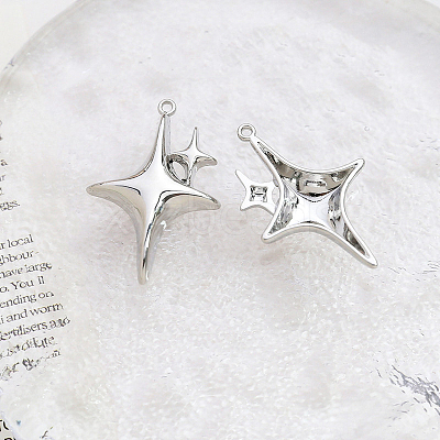 Alloy Pendants INS-PW0001-09E-P-1