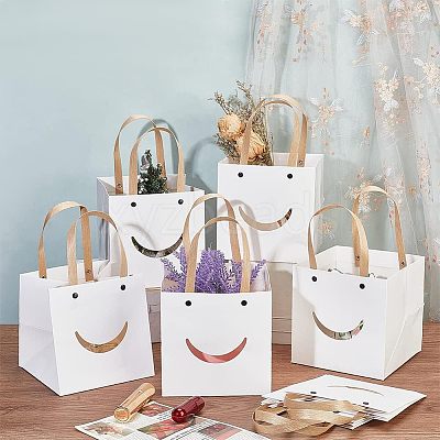 Funny Craft Paper Handbags CARB-WH0018-02B-1