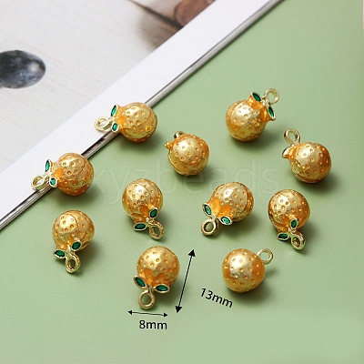 Alloy Enamel Pendants ENAM-P165-04F-1