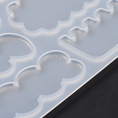DIY Irregular Shape Cabochon Silicone Molds for Hair Clips DIY-L069-01A-1