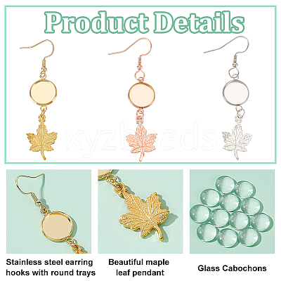 304 Stainless Stee Dangle Earring Findings EJEW-GA00003-1