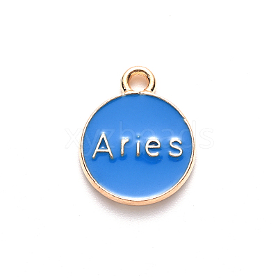 Alloy Enamel Pendants ENAM-S124-01A-02A-1