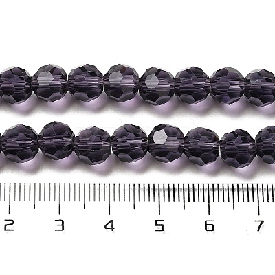 Transparent Glass Beads LS-EGLA-A035-T8mm-D15-1