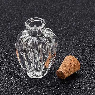 Glass Cork Bottles AJEW-O032-05A-1
