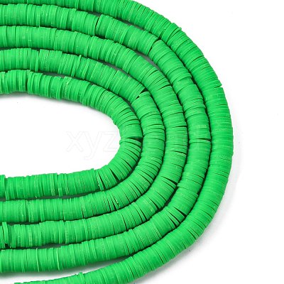 Handmade Polymer Clay Beads Strands CLAY-R089-8mm-Q071-1