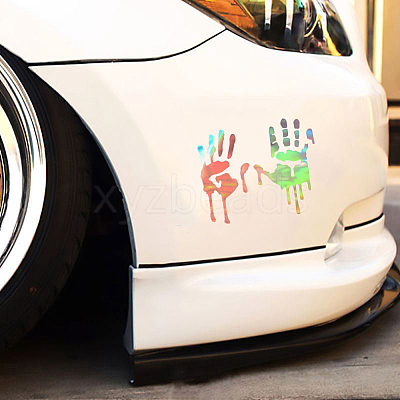 Car Decals- 1 Pcs Hand Car Hood Sticker ST-F711-1-1