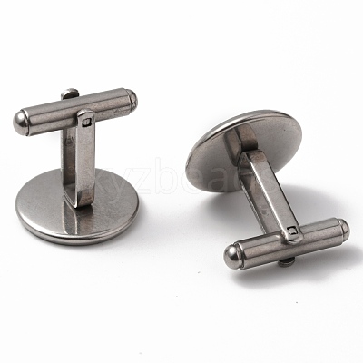 304 Stainless Steel Cuff Buttons STAS-L262-39F-P-1