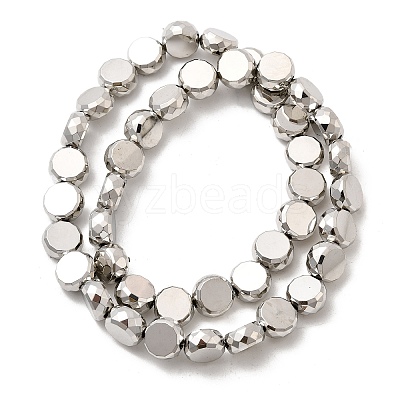 Electroplate Glass Beads Strands EGLA-F166-04C-P-1