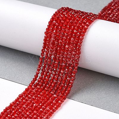 Transparent Glass Beads Strands GLAA-H021-04-24-1