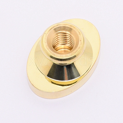 Blank Wax Seal Brass Stamp Head KK-WH0034-25LG-1