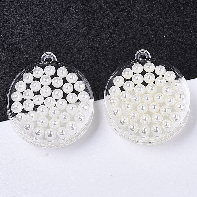 Transparent Acrylic Pendants X-TACR-R146-005-1