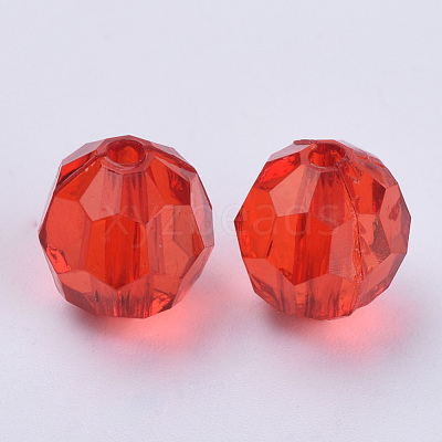 Transparent Acrylic Beads TACR-Q257-6mm-V12-1