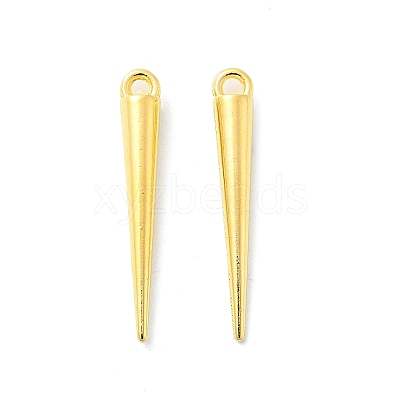 Tibetan Style Alloy Spike Pendants TIBEP-A16461-G-NR-1