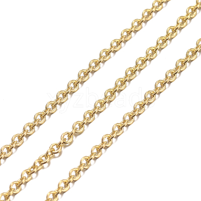 Brass Cable Chains X-CHC-034Y-G-NF-1