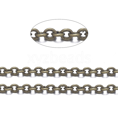 Brass Cable Chains CHC-034Y-AB-NF-1