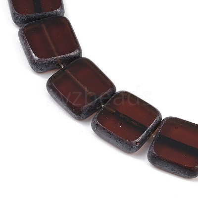 Czech Pressed Glass Beads GLAA-I061-12A-1