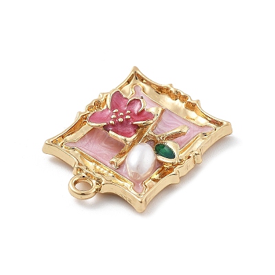 Alloy Enamel Pendants FIND-G089-02G-04-1