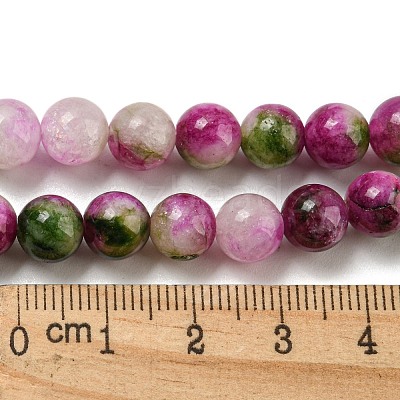 Natural Dyed Yellow Jade Beads Strands G-Q160-A01-01F-1