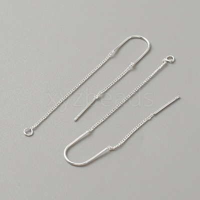 Alloy Stud Earring Findings FIND-WH0110-381S-1