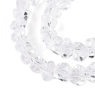 Transparent Glass Beads Strands X-GLAA-N018-4mm-09-1
