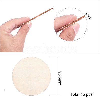 Wood Cabochons and Sponge Scouring Pads WOOD-PH0008-47-1