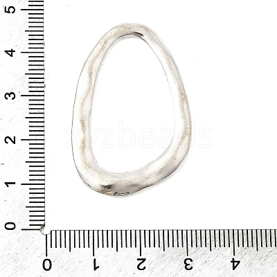 Tibetan Style Alloy Linking Rings PALLOY-F318-03AS-1