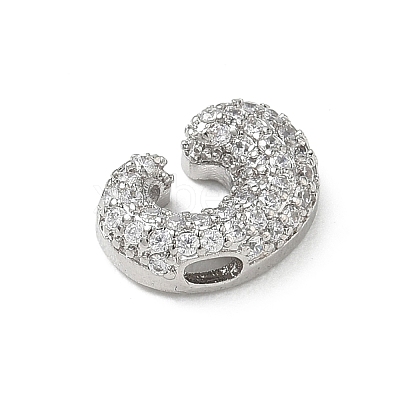 Brass Micro Pave Cubic Zirconia Pendants KK-A300-02P-C-1