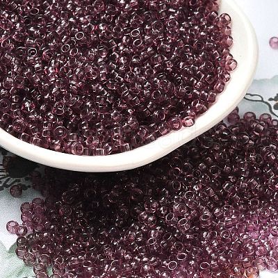 Transparent Colours Glass Round Seed Beads SEED-B001-06A-01-1