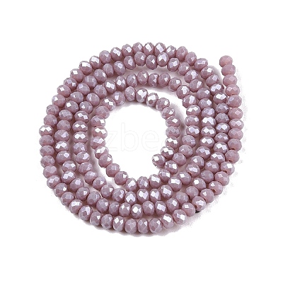 Electroplate Glass Beads Strands EGLA-A044-P2mm-A13-1