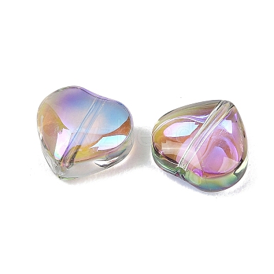 Electroplate Glass Bead EGLA-H102-08Y-1