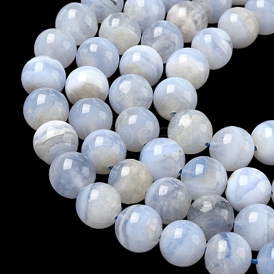 Grade A Natural Blue Lace Agate Beads Strands G-F222-29-8mm-1-1