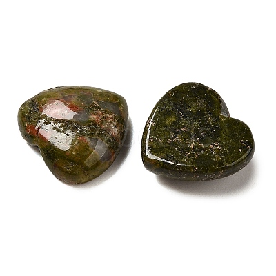 Natural Unakite Cabochons G-F776-02A-06-1