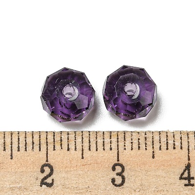 Transparent K9 Glass Beads GLAA-E048-01-15-1