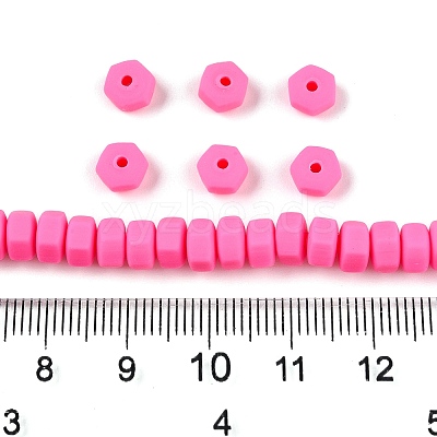 Handmade Polymer Clay Beads Strand CLAY-T021-01H-1