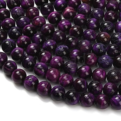 Natural Tiger Eye Beads Strands G-F591-18-10mm-01-1