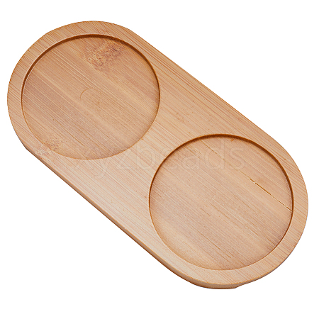 Bamboo Cup Tray AJEW-WH0348-30A-1